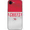 NFL Kansas City Chiefs White Striped iPhone 16e Skin